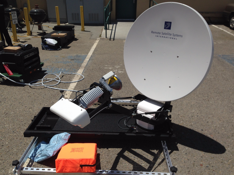 Toughsat SP 1.2 Meter Flyaway Satellite System Rental